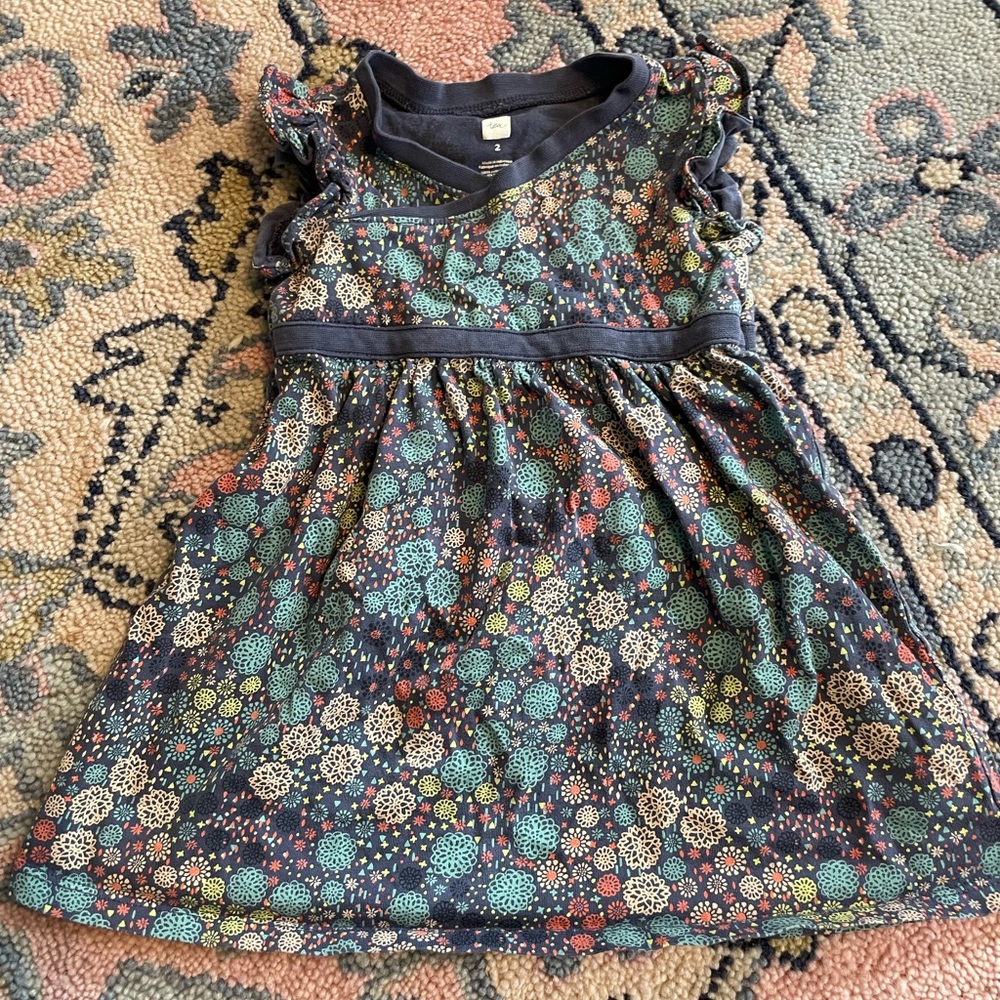 Tea Collection Girls Floral Dress